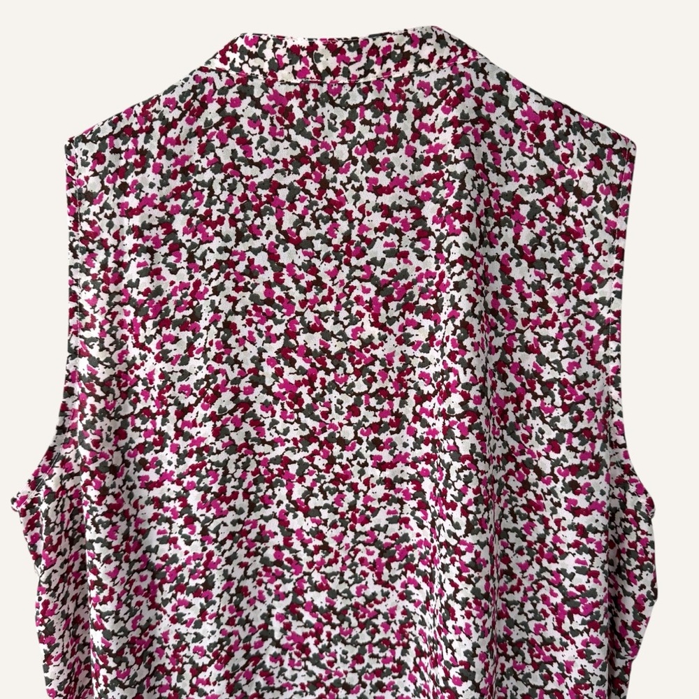 Ann Taylor - Floral Romantic Sleeveless Feminine Button Up Flowy  Size S - Picture 7 of 9